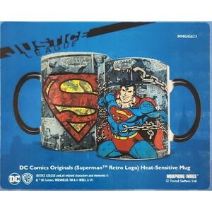 Superman Heat‎ Changing Coffee Mug 2011 Superman Classic DC Comics Justic League